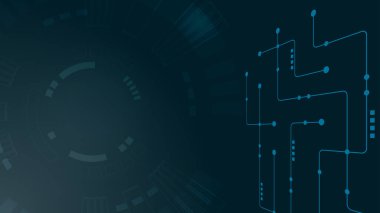 Soyut geometrik bağlantı çizgileri ve noktalar. basit teknoloji grafik arkaplanı. Görüntü Vektörü tasarım Ağı ve Bağlantı konsepti.