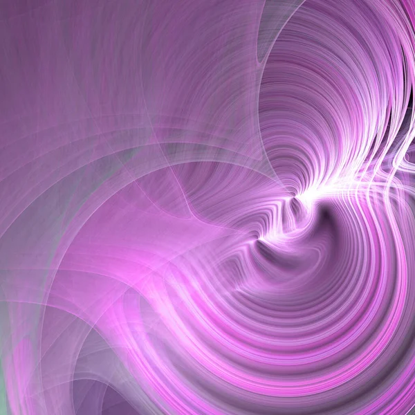 Fondo Fractal Abstracto Hecho Ondas Con Centro Brillante Colores Brillantes — Foto de Stock