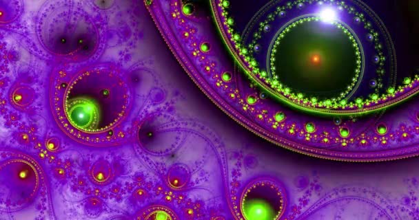 Abstract Dynamische Lus Staat Kleur Veranderende Fractal Video Gemaakt Van — Stockvideo