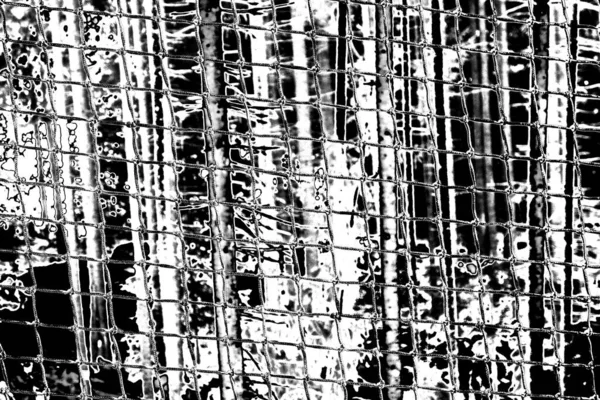 Texture Abstraite Filet Monochrome Noir Avec Des Tons Blancs — Photo