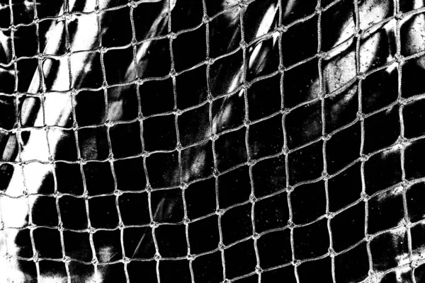 Texture Abstraite Filet Monochrome Noir Avec Des Tons Blancs — Photo