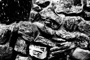 Soyut arkaplan. Monokrom dokusu. Siyah ve beyaz tonlarının etkisiyle görüntü.