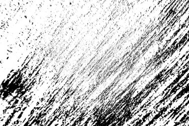 Çizik ve çatlaklarla soyut siyah ve beyaz doku