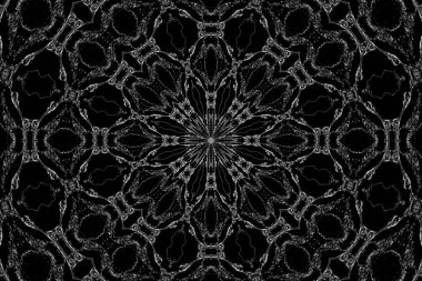 Soyut arkaplan. Monokrom dokusu. Siyah ve beyaz tonlarının etkisiyle görüntü.