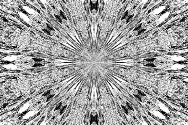 Soyut arkaplan. Monokrom dokusu. Siyah ve beyaz tonlarının etkisiyle görüntü.