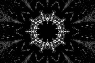 Soyut arkaplan. Monokrom dokusu. Siyah ve beyaz tonlarının etkisiyle görüntü.