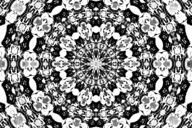 Soyut arkaplan. Monokrom dokusu. Siyah ve beyaz tonlarının etkisiyle görüntü.