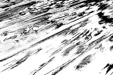 Çizik ve çatlaklarla soyut siyah ve beyaz doku