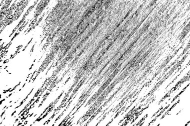 Çizik ve çatlaklarla soyut siyah ve beyaz doku