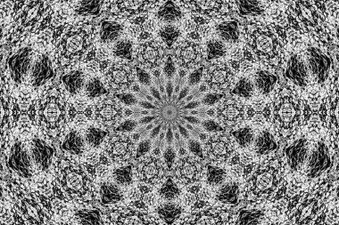 Soyut arkaplan. Monokrom dokusu. Siyah ve beyaz tonlarının etkisiyle görüntü.