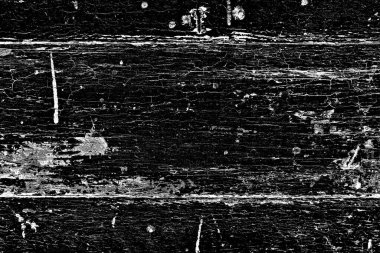 Çizik ve çatlaklarla soyut siyah ve beyaz doku