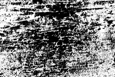 Çizik ve çatlaklarla soyut siyah ve beyaz doku