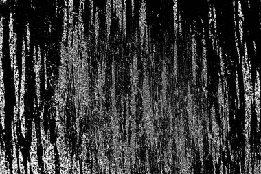 Çizik ve çatlaklarla soyut siyah ve beyaz doku