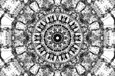 Soyut arkaplan. Monokrom dokusu. Siyah ve beyaz tonlarının etkisiyle görüntü.