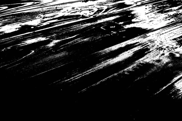 Abstrakcyjna Czarno Biała Faktura Rysami Pęknięciami — Zdjęcie stockowe