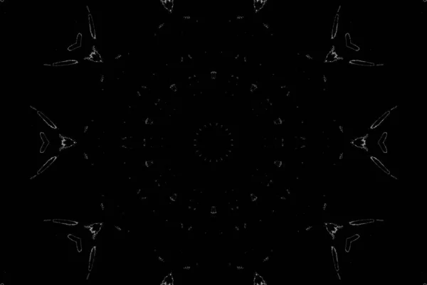 Abstrakter Hintergrund Einfarbige Textur Dekoratives Schwarz Weiß Muster — Stockfoto