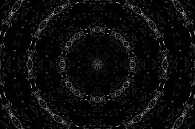 Soyut arkaplan. Monokrom dokusu. Dekoratif siyah beyaz desen. 