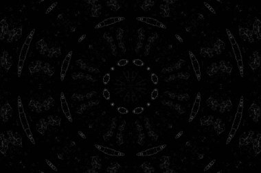 Soyut arkaplan. Monokrom dokusu. Dekoratif siyah beyaz desen. 