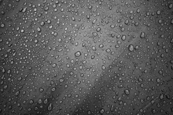 Капли Воды Ткани Капли Воды Сером Фоне Конденсат Капли Воды — стоковое фото