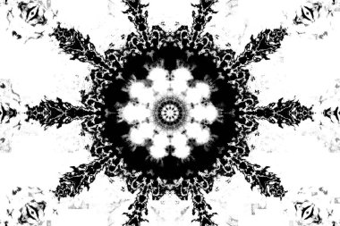 Soyut arkaplan. Monokrom dokusu. Dekoratif siyah beyaz desen. 