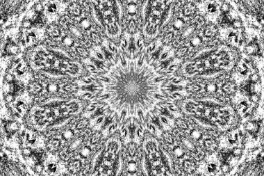 Soyut arkaplan. Monokrom dokusu. Dekoratif siyah beyaz desen. 