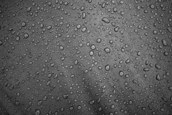 Gotas Agua Tela Gotas Agua Sobre Fondo Gris Condensado Gotas — Foto de Stock