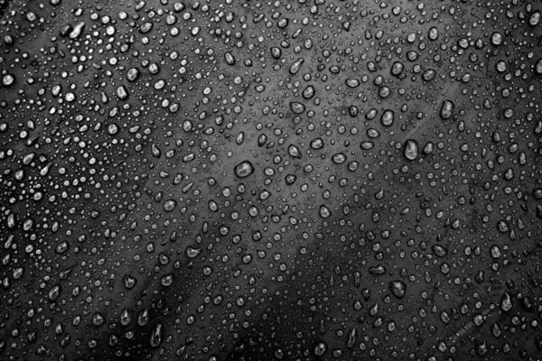 Gotas Agua Tela Gotas Agua Sobre Fondo Gris Condensado Gotas — Foto de Stock