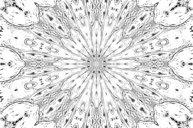 Soyut arkaplan. Monokrom dokusu. Dekoratif siyah beyaz desen. 