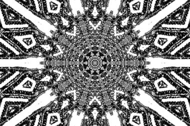 Soyut arkaplan. Monokrom dokusu. Dekoratif siyah beyaz desen. 