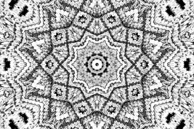 Soyut arkaplan. Monokrom dokusu. Dekoratif siyah beyaz desen. 