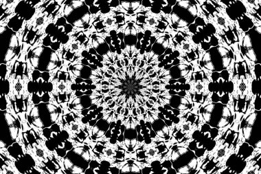 Soyut arkaplan. Monokrom dokusu. Dekoratif siyah beyaz desen. 