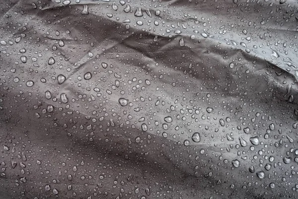 Tecido Impermeável Com Gotas Água Roupa Impermeável Têxtil Água — Fotografia de Stock