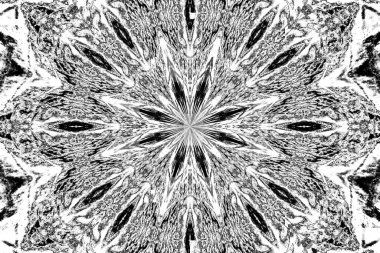 Soyut arkaplan. Monokrom dokusu. Dekoratif siyah beyaz desen. 