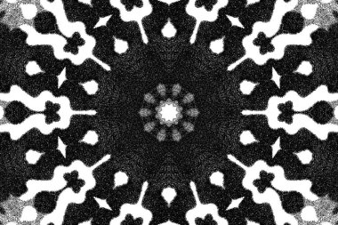 Soyut arkaplan. Monokrom dokusu. Dekoratif siyah beyaz desen. 