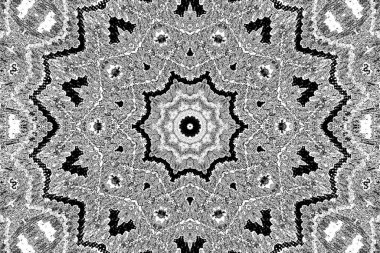 Soyut arkaplan. Monokrom dokusu. Dekoratif siyah beyaz desen. 