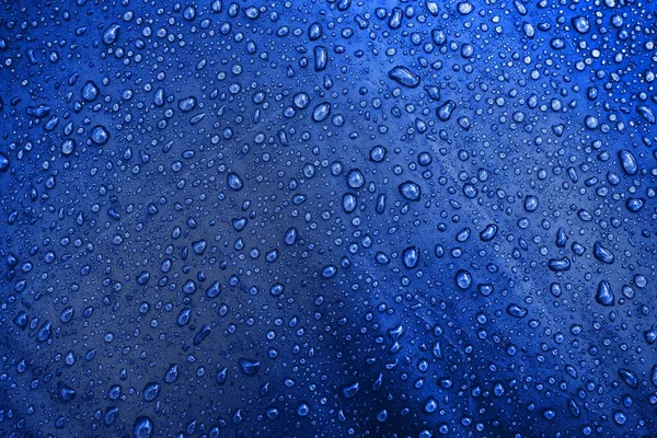 Vattendroppar Tyget Vatten Droppar Bakgrunden Kondensat Vatten Droppar Bakgrund — Stockfoto
