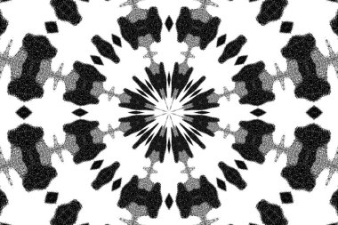 Soyut arkaplan. Monokrom dokusu. Dekoratif siyah beyaz desen. 