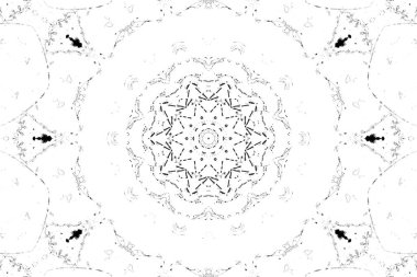 Soyut arkaplan. Monokrom dokusu. Dekoratif siyah beyaz desen. 