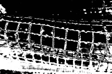 Soyut arkaplan. Monokrom dokusu. Dekoratif siyah beyaz desen. 