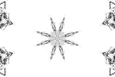 Soyut arkaplan. Monokrom dokusu. Dekoratif siyah beyaz desen. 