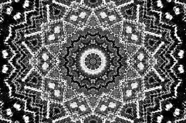 Soyut arkaplan. Monokrom dokusu. Dekoratif siyah beyaz desen. 