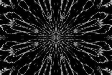 Soyut arkaplan. Monokrom dokusu. Dekoratif siyah beyaz desen. 