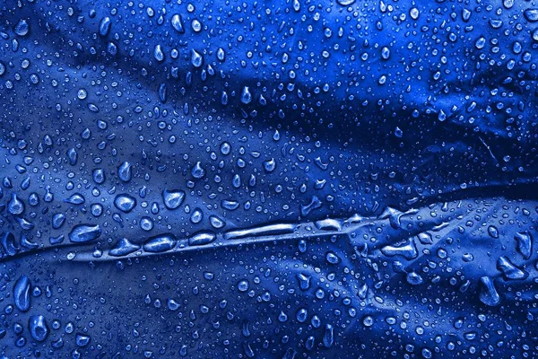 Vattendroppar Tyget Vatten Droppar Bakgrunden Kondensat Vatten Droppar Bakgrund — Stockfoto