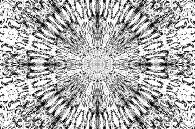 Soyut arkaplan. Monokrom dokusu. Dekoratif siyah beyaz desen. 