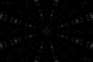 Soyut arkaplan. Monokrom dokusu. Dekoratif siyah beyaz desen. 