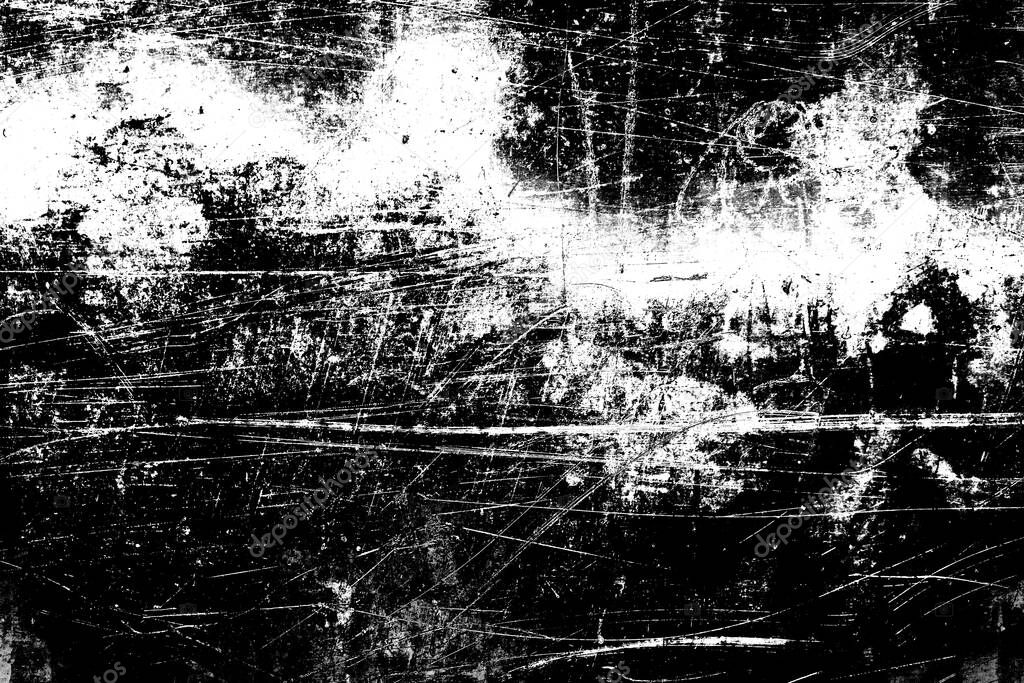 Abstract background. Monochrome texture. Black and white textured background. 