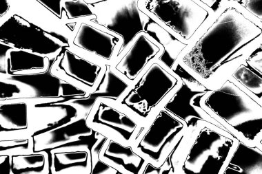 Soyut arkaplan. Monokrom dokusu. Siyah ve beyaz desenli arkaplan. 