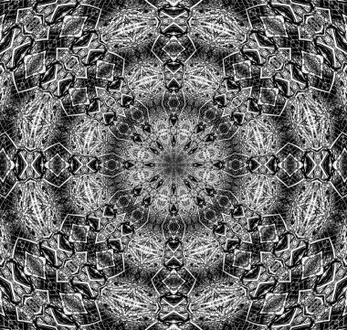 Soyut arkaplan. Monokrom dokusu. Siyah ve beyaz desenli arkaplan. 