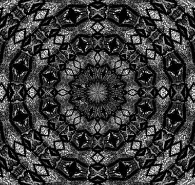 Soyut arkaplan. Monokrom dokusu. Siyah ve beyaz desenli arkaplan. 