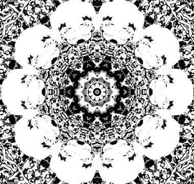 Soyut arkaplan. Monokrom dokusu. Siyah ve beyaz desenli arkaplan. 